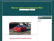 Tablet Screenshot of barrysdrivingschool.co.uk